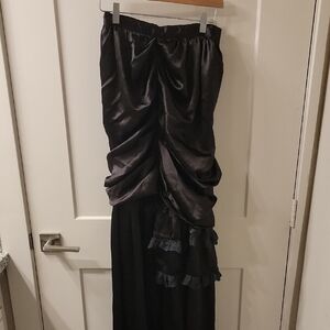 Elegant Black Victorian Goth Skirt
